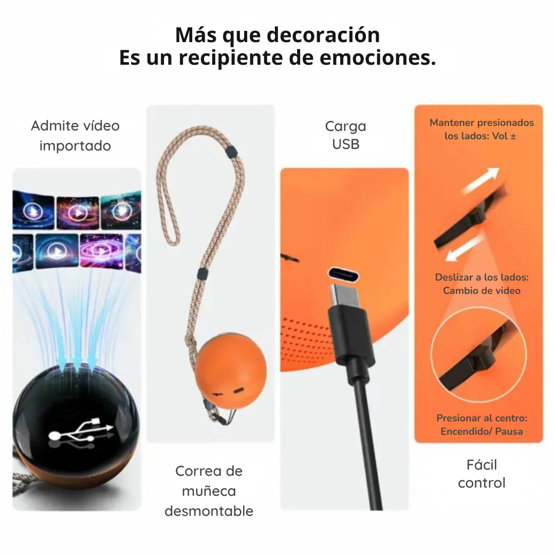 Esfera de Video Personalizable para Regalo